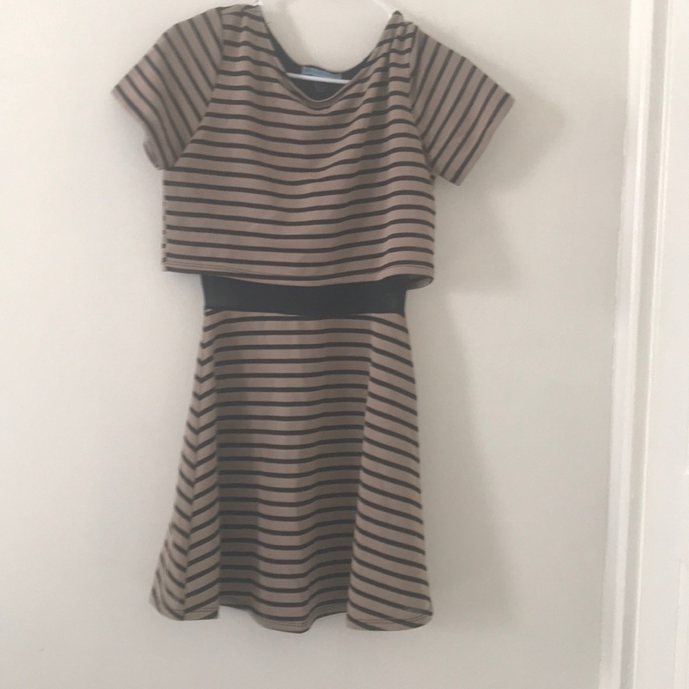 Cute striped skater dress